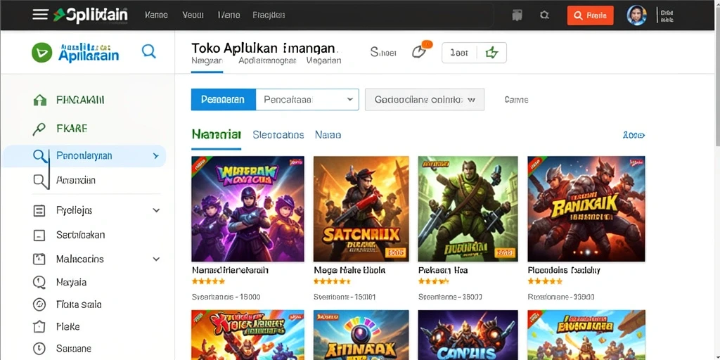 Tampilan antarmuka yang menarik dan mudah dinavigasi.