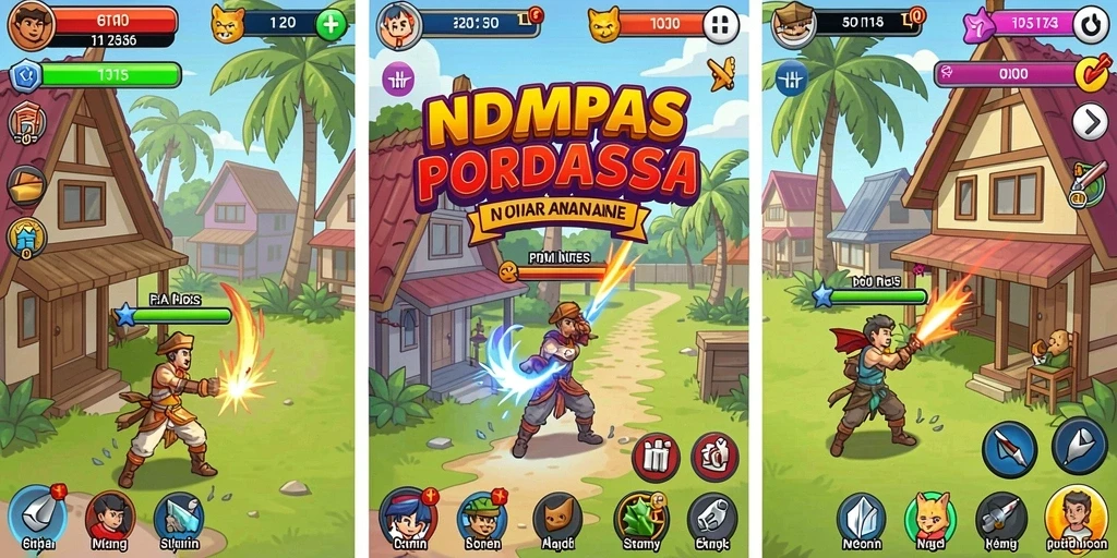 Tampilan menu utama AJAIB11 yang menarik.