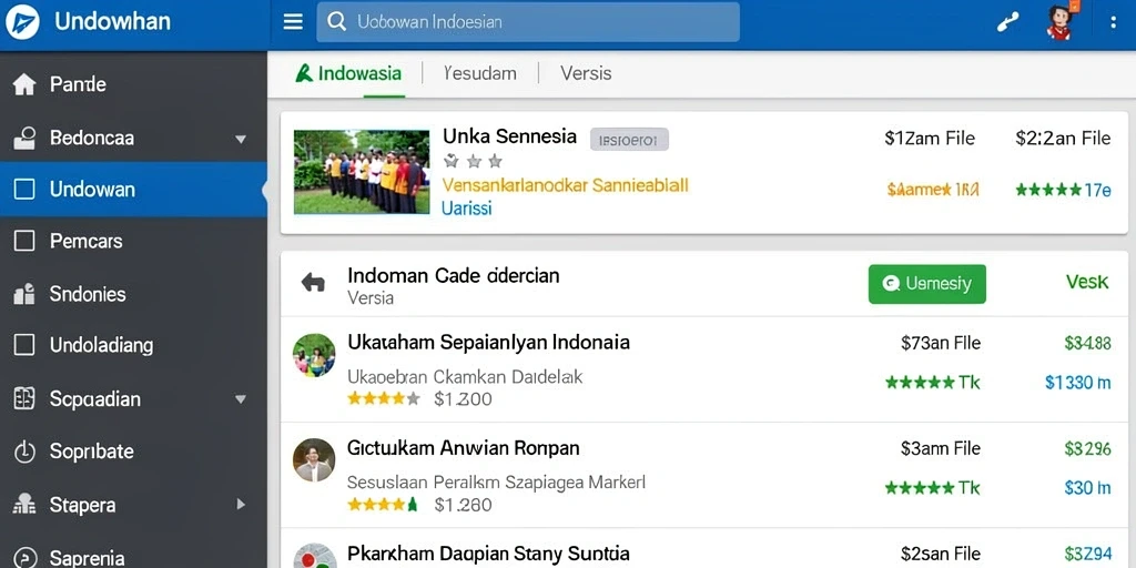 Tampilan antarmuka yang sederhana dan intuitif.