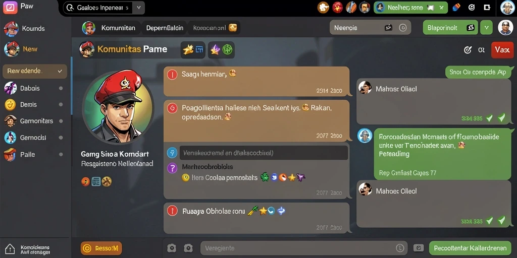 Tampilan antarmuka game yang menarik.