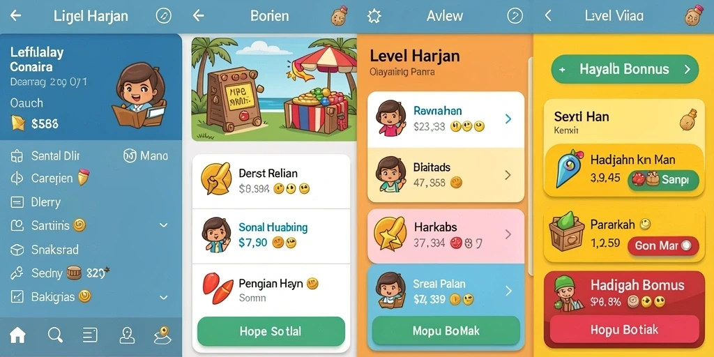 Tampilan antarmuka yang menarik dan user-friendly.