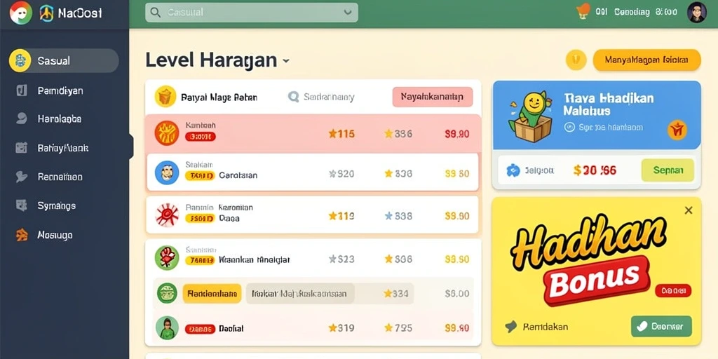 Tampilan antarmuka yang ramah pengguna.
