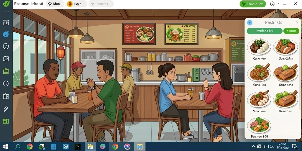 Tampilan antarmuka yang bersih dan menarik.