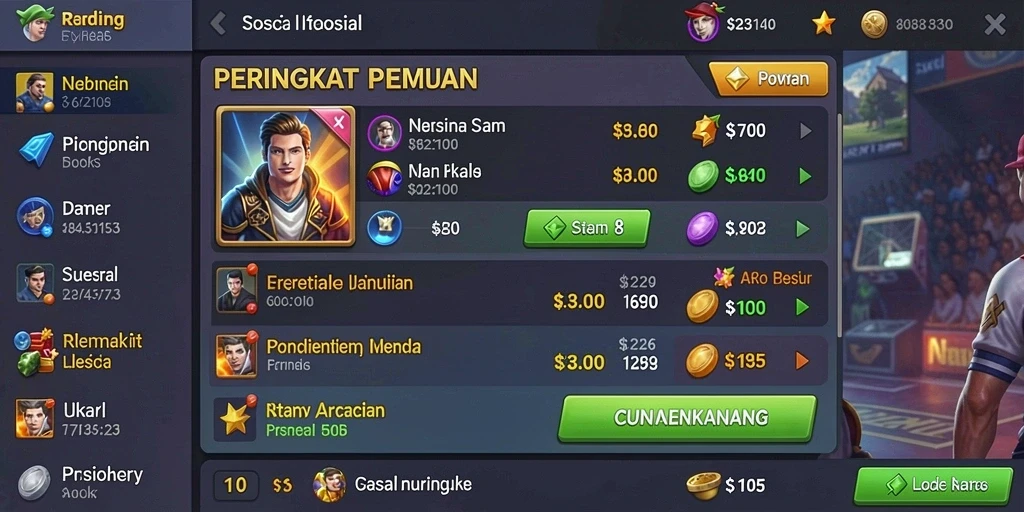 Tampilan awal LUCKYRP yang mengesankan dan penuh warna.