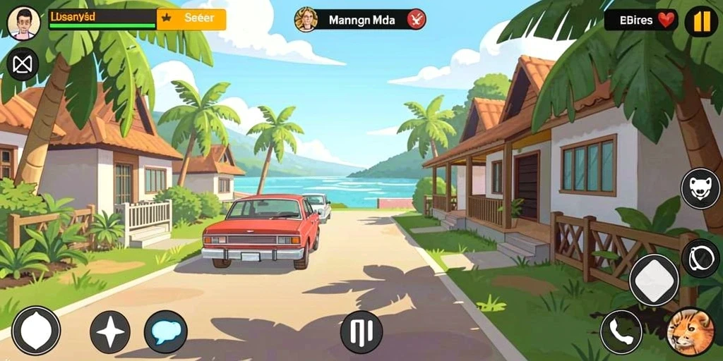 Tampilan awal yang menarik dengan tema laut.