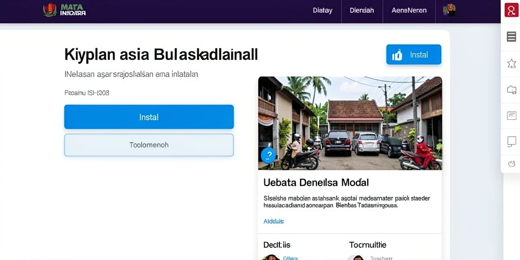 Tampilan antarmuka yang user-friendly dan modern.