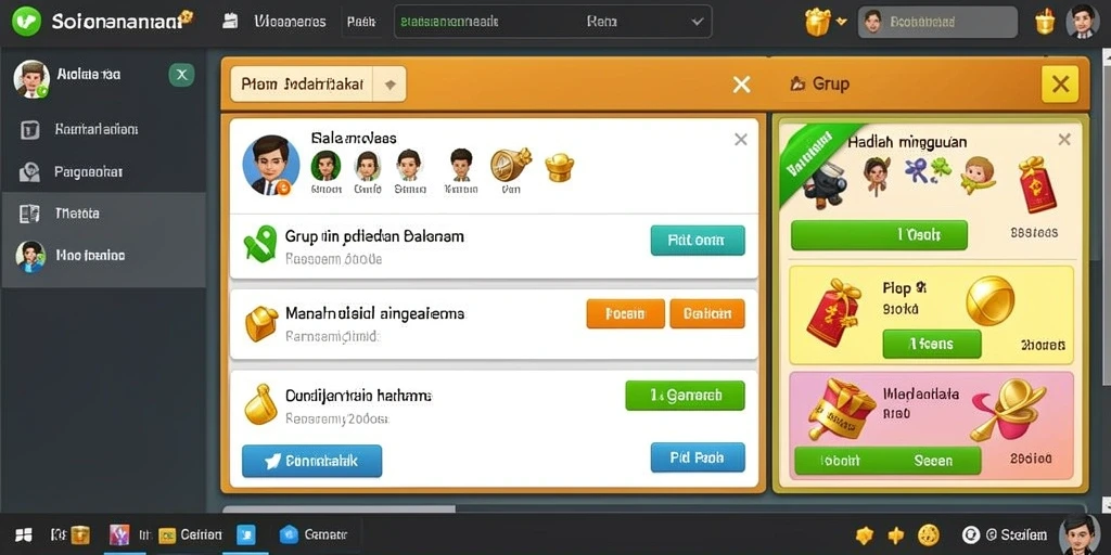 Tampilan menus yang intuitif dan menarik.