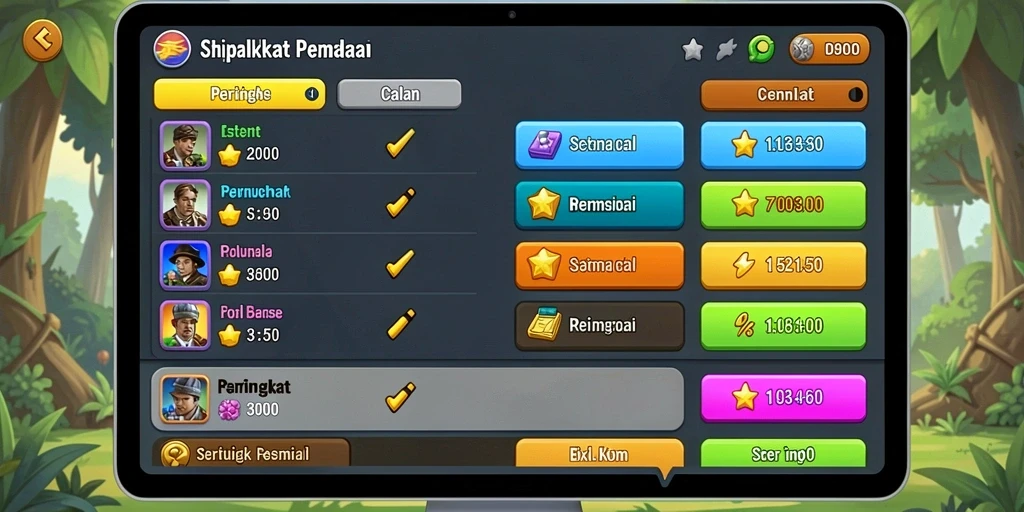Tampilan antarmuka yang menarik dan user-friendly.