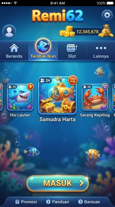 Pratinjau antarmuka remi62 — aplikasi APK resmi Android v2.2.7